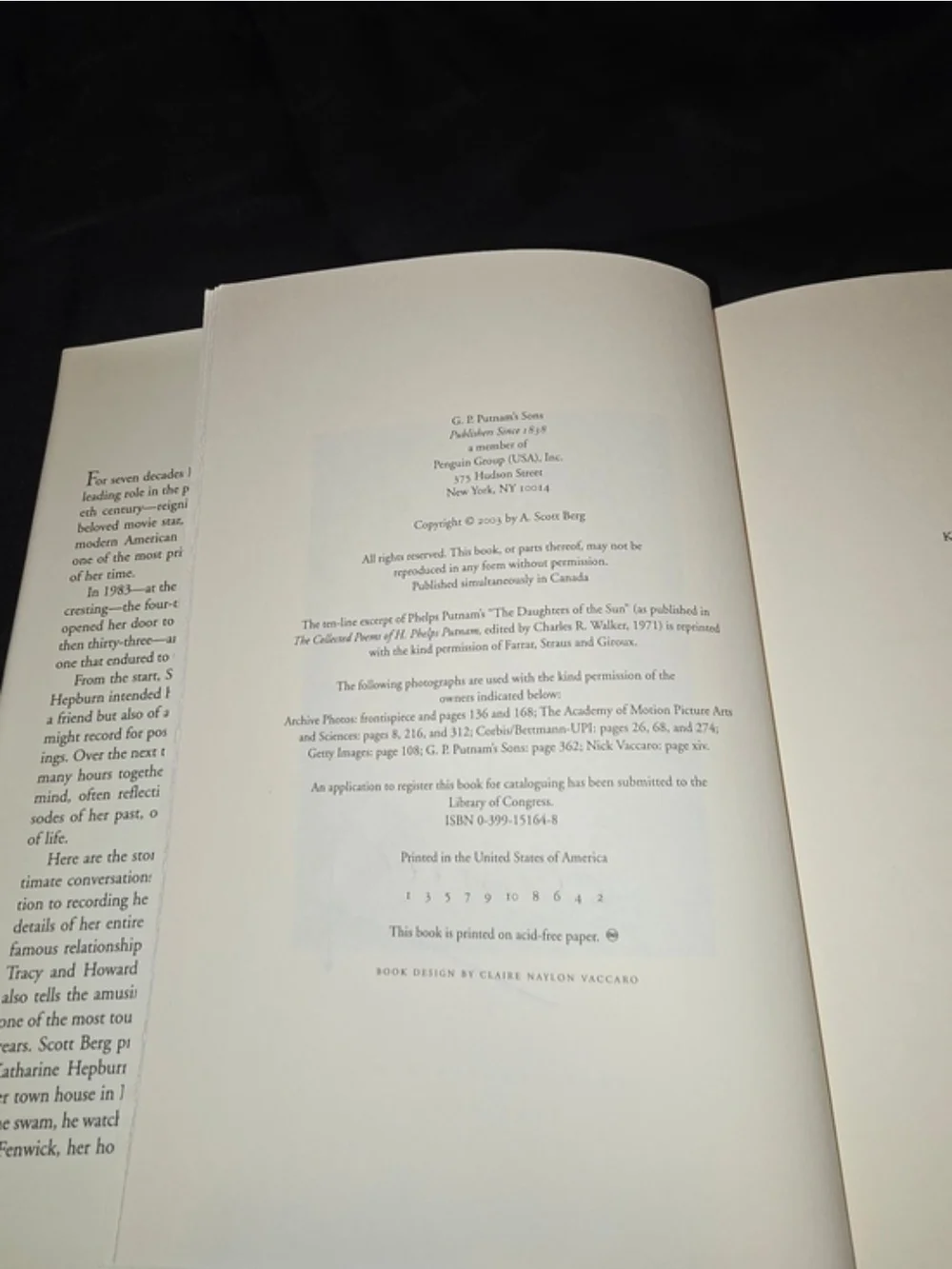 Kate Remembered By A. Scott Berg Signed Hardcover